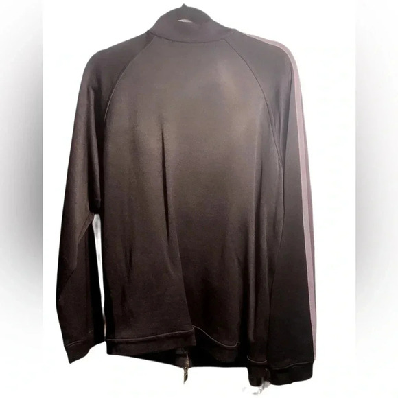 Vintage Armani Collezioni casual cottonpoly full zip longsleeve track jacket L - Picture 6 of 6